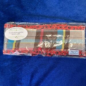 Colorful Plaid Fabric Face Mask